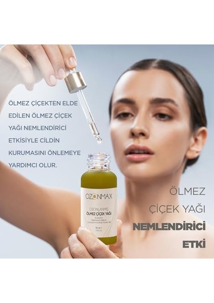 Ozonmax Ozonlu Ölmez Çiçek Yağı 50 ml (Kantaron)-Hassas Ciltlerde, Kuru Ciltlerde Destekleyici Olarak Kullanılabilir, Cildi Sakinleştirir, Cilt Bariyerini Güçlendirir. Her Cilt Tipine Uygundur. modelleri