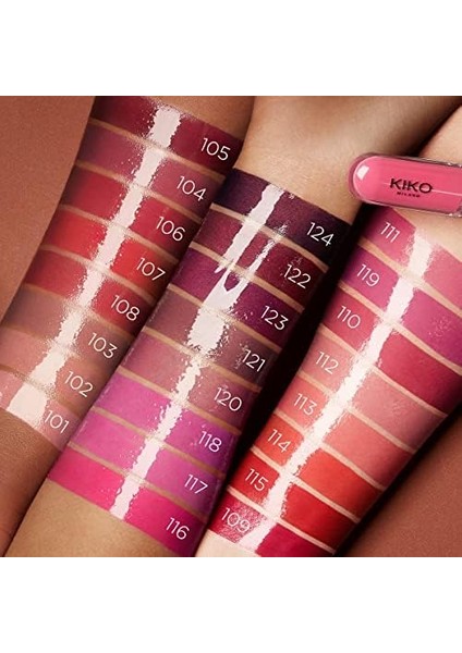 Kiko Milano Ruj - Unlımıted Double Touch - 107 Cherry Red - Uzun Süre Kalıcı Parlak / Mat Likit Lipstick fiyatları