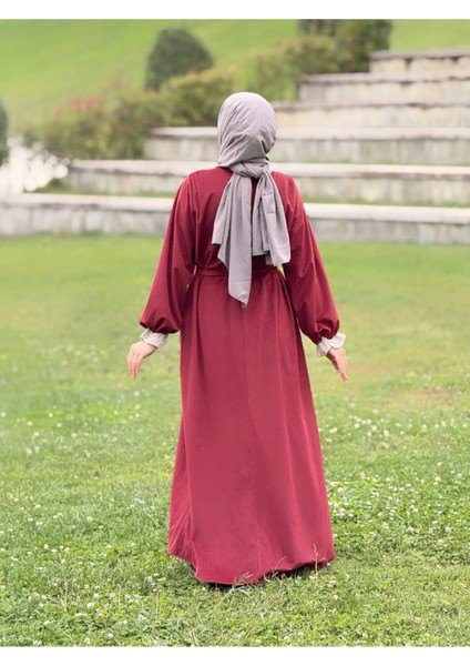 Ankanoor Garnili Kadife Elbise ANKA255112 fırsatları