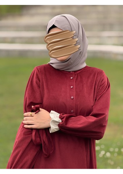 Ankanoor Garnili Kadife Elbise ANKA255112 indirimleri