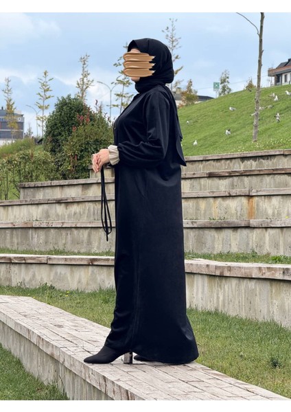 Ankanoor Garnili Kadife Elbise ANKA255112 fırsatları