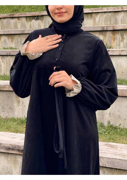 Ankanoor Garnili Kadife Elbise ANKA255112 indirimleri