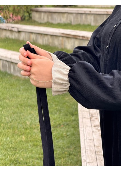 Ankanoor Garnili Kadife Elbise ANKA255112