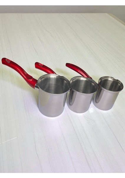 3 Lü Cezve Seti 430 Çelik