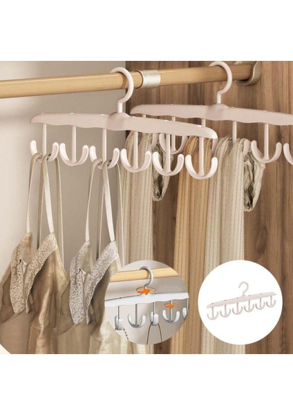 12 Kancalı Dönerli Dolap Içi Elbise Kıyafet Çanta Iç Çamaşırı Askısı – Askı Çoklayıcı