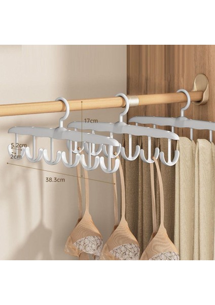12 Kancalı Dönerli Dolap Içi Elbise Kıyafet Çanta Iç Çamaşırı Askısı – Askı Çoklayıcı modelleri