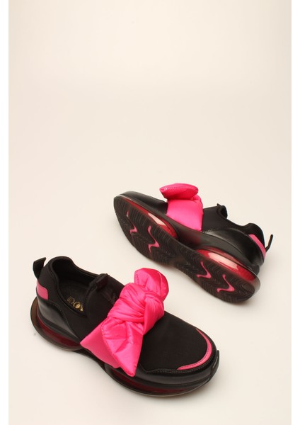 Idil Es Siyah-Fuşya Streç Kadın Spor fırsatları