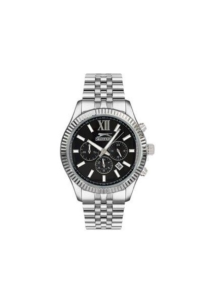 SL.09.1946.2.02 Erkek Kol Saati Siyah Kadranlı Çelik Kasa 3 ATM Suya Dayanıklı fırsatları