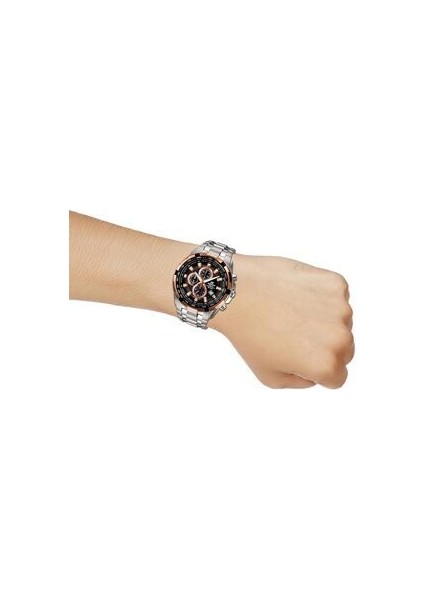 Edifice Erkek Kol Saati Çelik Kasa Siyah Kadran 10 ATM Suya Dayanıklı Gri Kordon modelleri