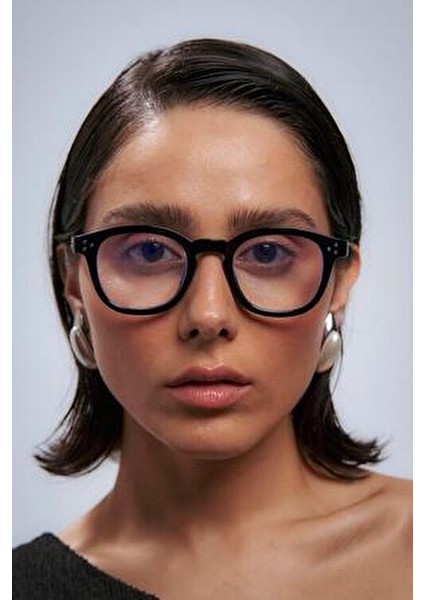 Ashilla Kadın Koruma Gözlüğü UV 400 Siyah Polikarbon Çerçeve ile indirimleri