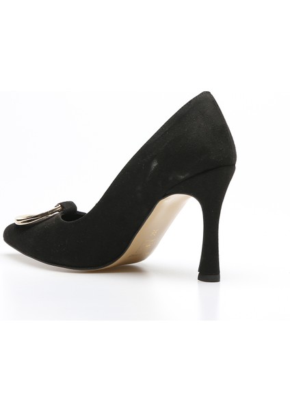 Idil Siyah Suet Kadın Stiletto fırsatları