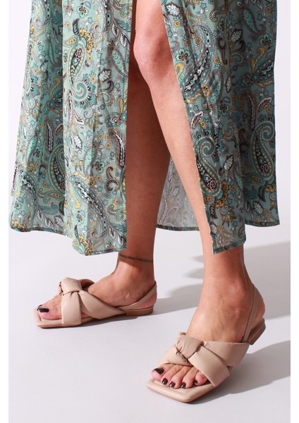 Idil Bej Cilt Kadın Sandalet