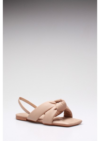 Idil Bej Cilt Kadın Sandalet modelleri