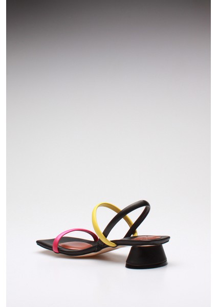 Idil Siyah Cilt Kadın Sandalet fırsatları