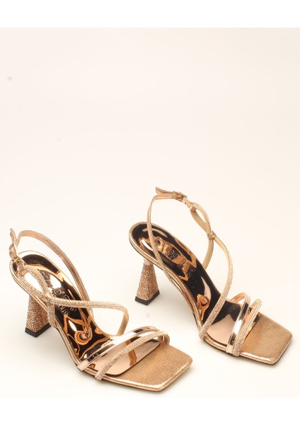 Idil Rose Ayna Taşlı Kadın Topuklu