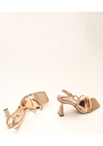 Idil Rose Ayna Taşlı Kadın Topuklu fırsatları