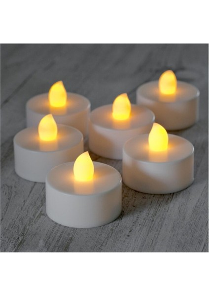 LED Işıklı Dumansız Pilli Mum 20 Adet Pil Dahil fiyatları