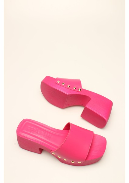 Idil Fuşya Cilt Kadın Takunya fırsatları