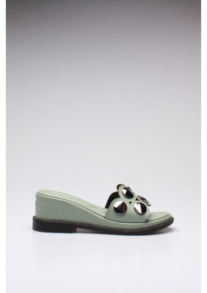 Idil Mint Yeşili Cilt Kadın Terlik fiyatları