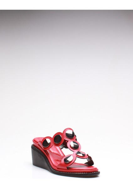 Idil Kırmızı Cilt Kadın Terlik modelleri