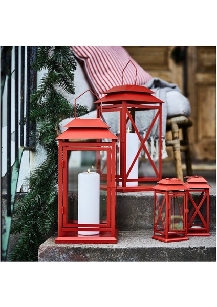 Vınterfınt Fener Parlak Kırmızı 22 cm fiyatları