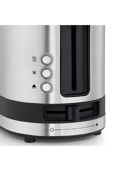 Kitchenminis Tek Bölmeli 7 Isı Ayarlı Çelik Ekmek Kızartma Makinesi