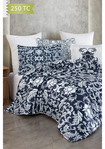 250 Tc Bambu Karışımlı Pamuk Saten Nevresim Takımı – Family Size - Capri