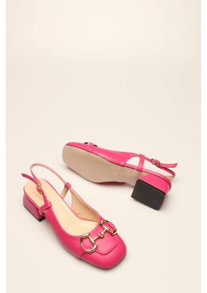 Idil Fuşya Cilt Tokalı Kadın Topuklu fırsatları