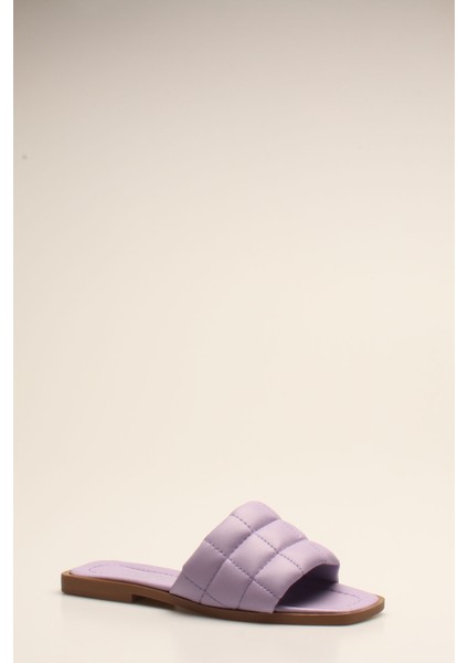 Idil Lila Cilt Kadın Terlik modelleri