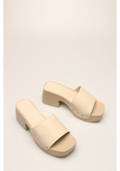 Idil Ekru Cilt Kadın Takunya fiyatları