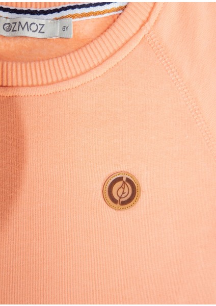 Organik Turuncu Kışlık Kız Çocuk Sweatshirt modelleri