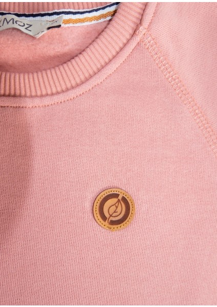 Organik Pembe Kışlık Kız Çocuk Sweatshirt modelleri