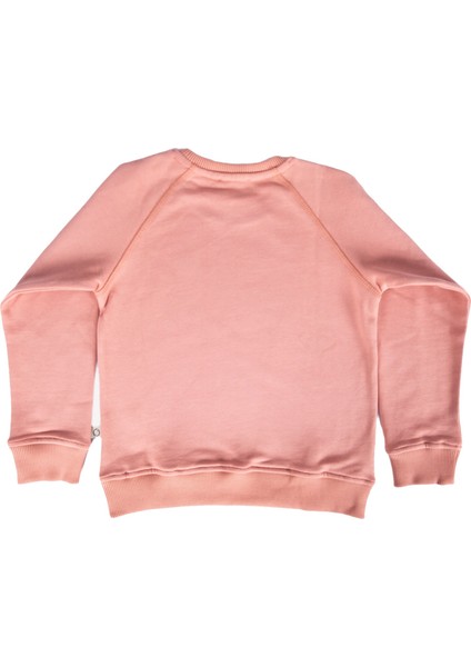 Organik Pembe Kışlık Kız Çocuk Sweatshirt fırsatları