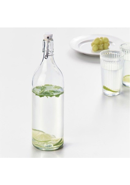 Korken Su Şişesi Cam 1 Lt fiyatları