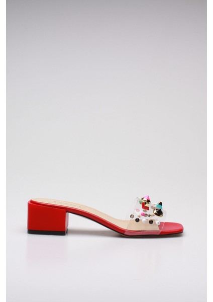 Idil Kırmızı Şeffaf Kadın Terlik fiyatları