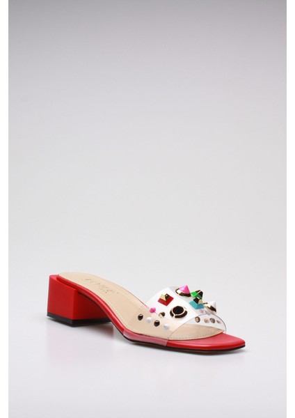 Idil Kırmızı Şeffaf Kadın Terlik modelleri