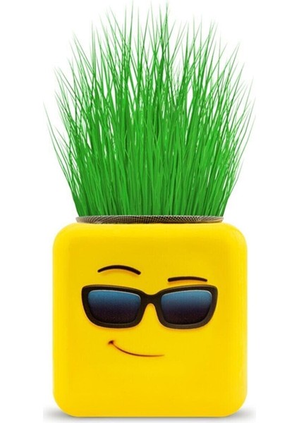 Çimoji 4 Figürlü Emoji Küp Çim Adam indirimleri