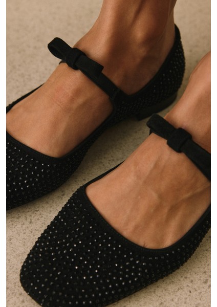 , Kadın Hakiki Deri Babet 1531050Z25150444Y Siyah modelleri