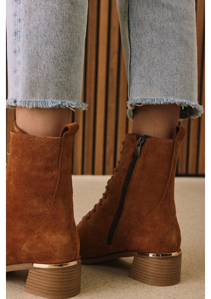 , Kadın Hakiki Deri Bot 1531050Z26103551K2 Taba modelleri