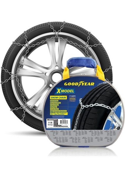 Kar Zinciri Takmatik Ekstra Mukavemetli 11X 3,20 mm