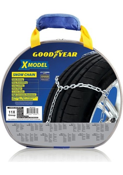 Kar Zinciri Takmatik Ekstra Mukavemetli 11X 3,20 mm