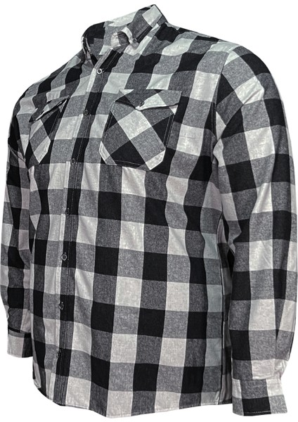 Büyük Beden Pamuklu Oduncu Gömlek modelleri