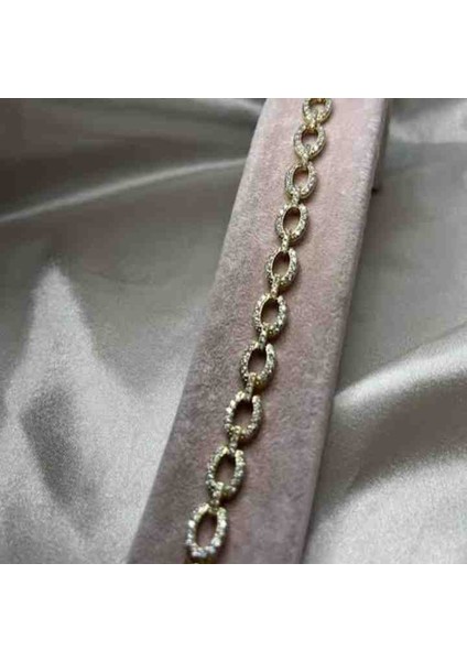 14K Kuyumcu Model Zirkon Taşlı Xp Vip Bileklik modelleri