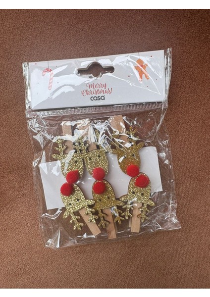 Yılbaşı Geyikli Mandal