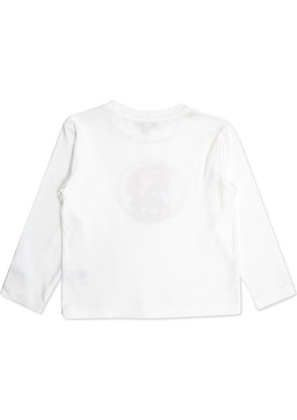 Organik Atatürk Baskılı Uzun Kollu Unisex Çocuk Üst fırsatları