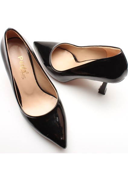 Idil Siyah Rugan Kadın Topuklu modelleri