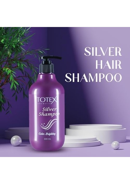 Totex Silver Saç Şampuanı | Sarışınlar Için Saç Rengi Açıcı - Aydınlatıcı | Unisex & Tüm Saç Türleri 500ML fiyatları