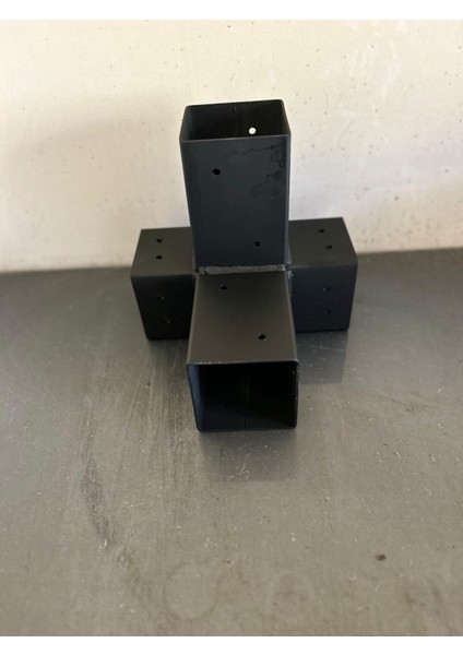 Denizwelding Pergola Çardak Kamelya Sundurma Garaj Kış Bahcesi Için Üst Orta T Baglantı Bıraketi 90X90X2.5MM Profil