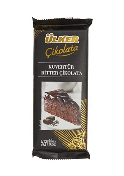 Ülker Kuvertür %54 Bitter Tablet 200G fiyatları