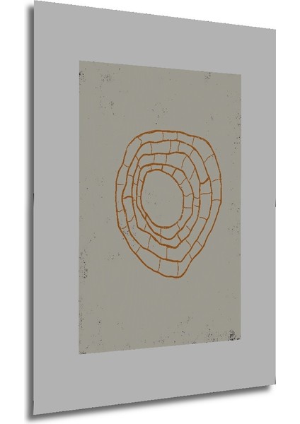 Dekoratif Ahşap Dikdörtgen Tablo Soyut Çizgiler modelleri